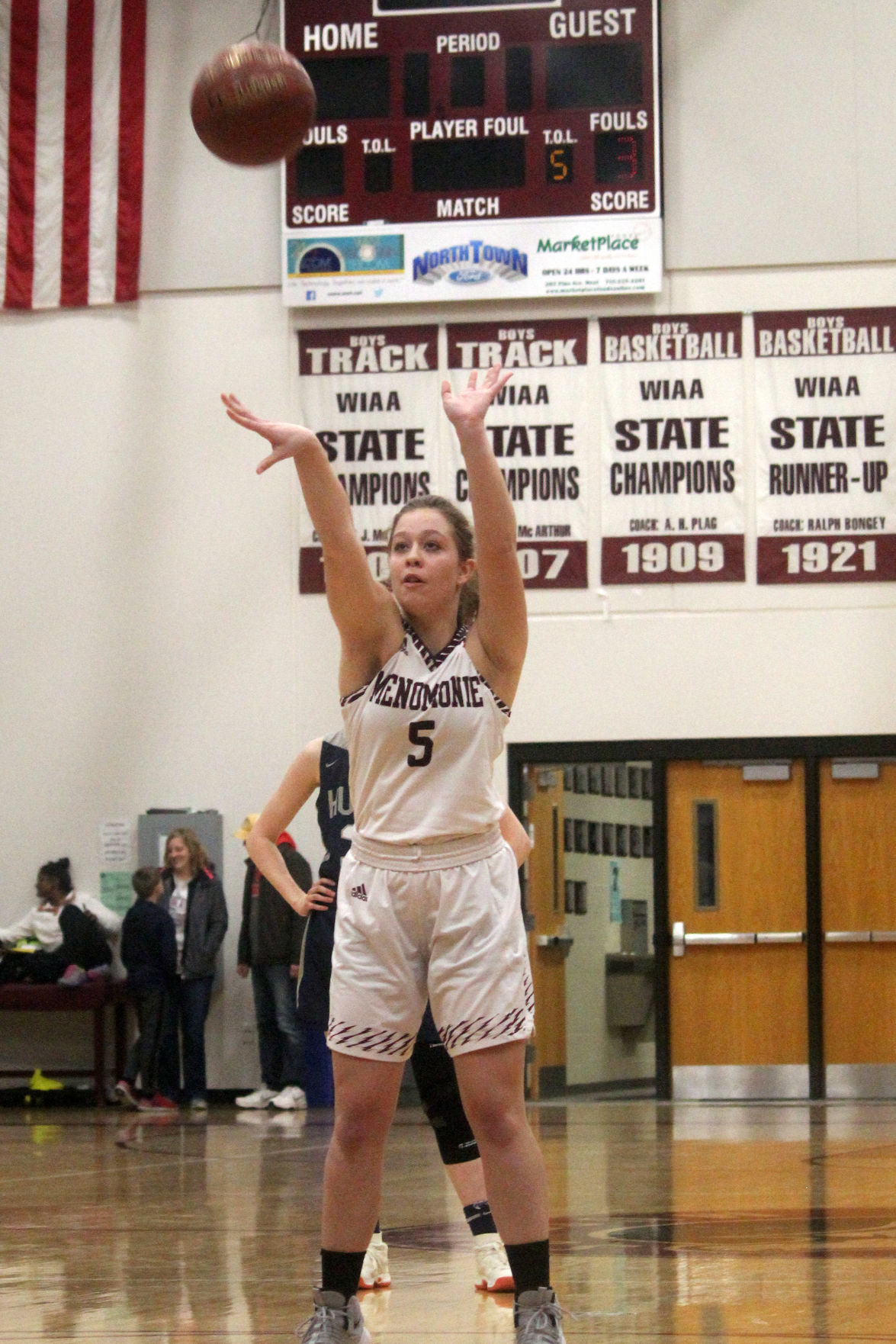 Hudson at Menomonie girls basketball 1-10-20